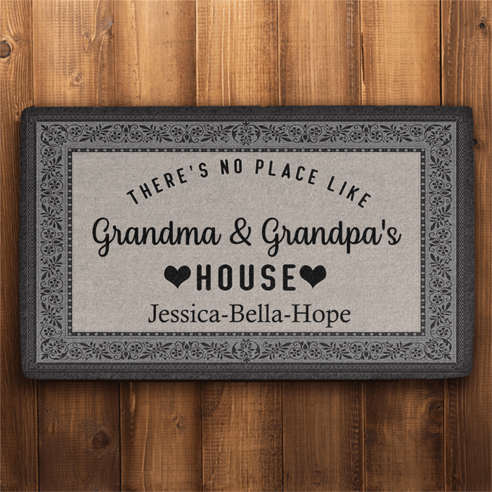 GeckoCustom Grandma and Grandpa's House Custom Doormat