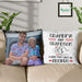 GeckoCustom Grandma and Grandson Bond Family Throw Pillow 2 HN590 14x14 in / Pack 1