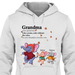 GeckoCustom Grandmasaurus And Kids Elephant Grandma Shirt Pullover Hoodie / Sport Grey Colour / S