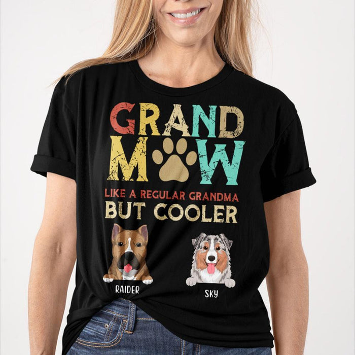 GeckoCustom Grandmaw Cooler Dog Shirt Unisex T-Shirt / Black / S
