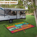 GeckoCustom Grilling And Chilling Camping Patio Rug, Patio Mat HN590