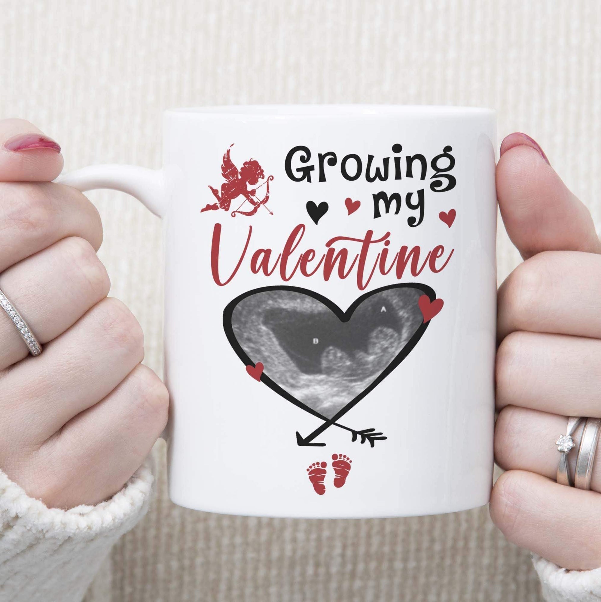 GeckoCustom Growing My Valentine Custom Mug