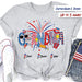 GeckoCustom Happy 4th July Firework Family Shirt, HN590