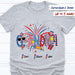 GeckoCustom Happy 4th July Firework Family Shirt, HN590