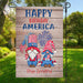 GeckoCustom Happy Birthday America Flag 4th Of July Custom Garden Flag H368 12"x18"