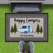 GeckoCustom Happy Campers Personalized Camping Doormat 24x16 inch - 60x40 cm