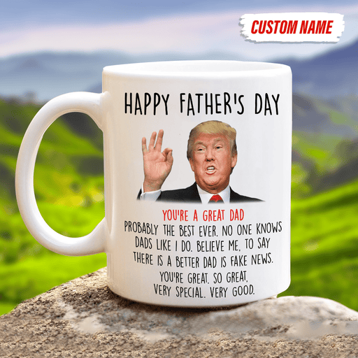 GeckoCustom Happy Father's Day You're A Great Dad Family Coffee Mug, HN590