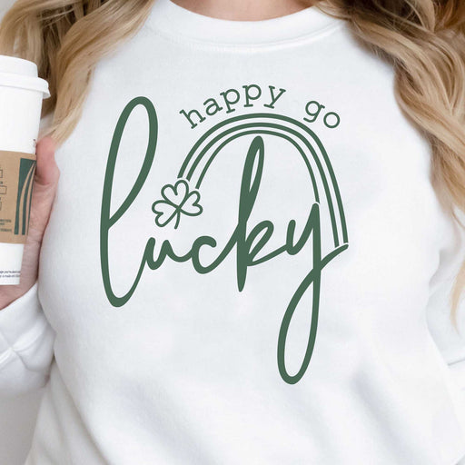 GeckoCustom Happy Go Lucky St Patricks Day Custom Shirt