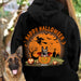 GeckoCustom Happy Halloween Personalized Custom Dog Backside Shirt C459 Pullover Hoodie / Black Colour / S