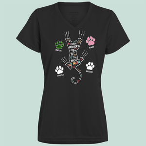 GeckoCustom Happy Mother's Day To The Best Cat Mom Front Shirt N304 889043 Women Tee / Black Color / S