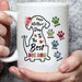 GeckoCustom Happy Mother's Day To The Best Dog Mom Dog Lover Gift Coffee Mug, HN590