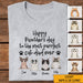 GeckoCustom Happy Pawther's Day To the Most Purrfect Dad Cat Shirt, N304 HN590