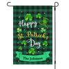 GeckoCustom Happy St Patrick's Day Custom Garden Flag 12"x18"