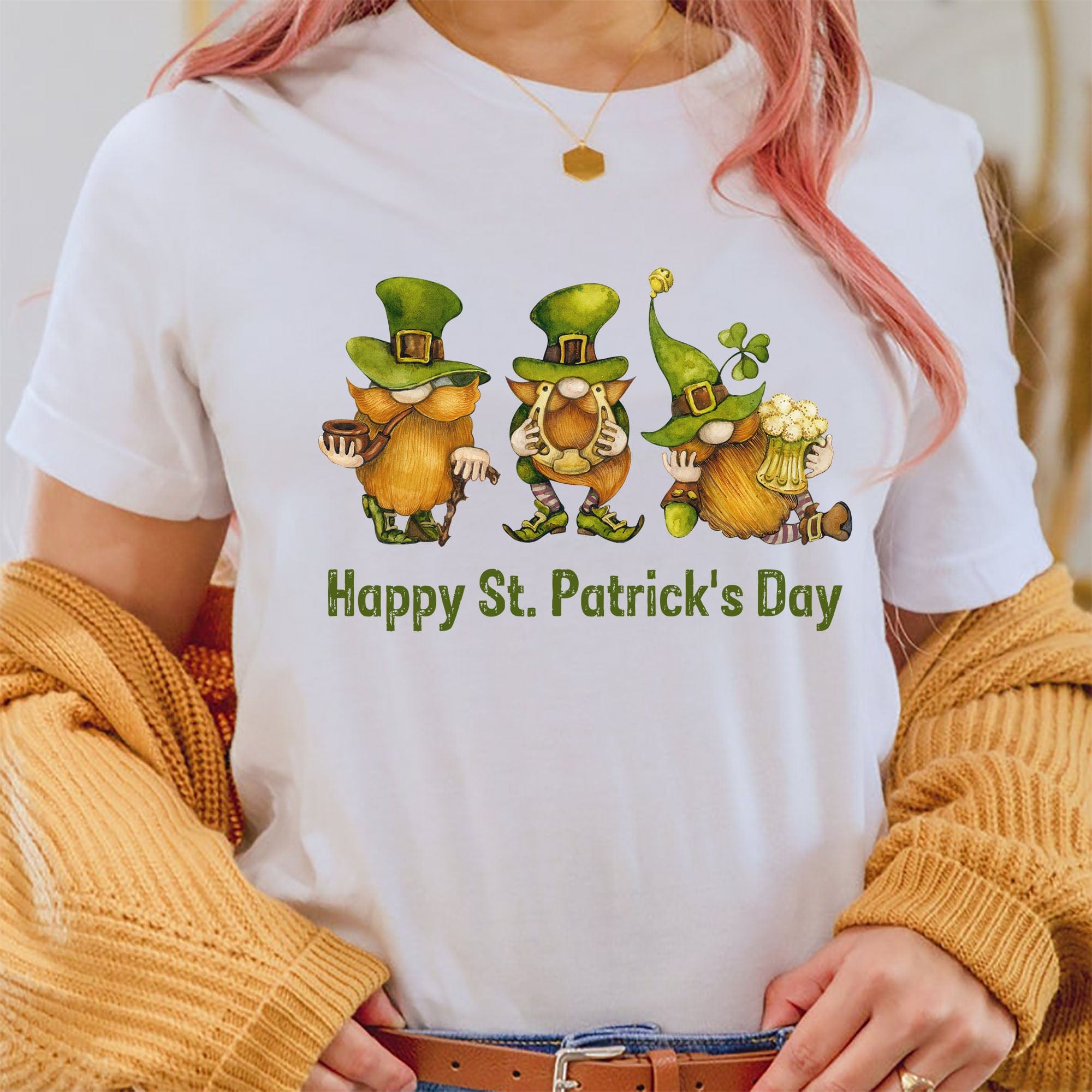 GeckoCustom Happy St Patrick's Day Custom Shirt C143 Sweatshirt / S Sport Grey / S