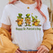 GeckoCustom Happy St Patrick's Day Custom Shirt C143 Unisex T Shirt / White / S