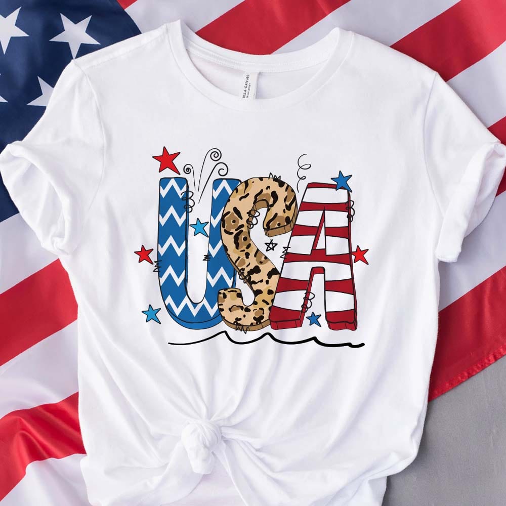 GeckoCustom Happy USA American Shirt, HN590