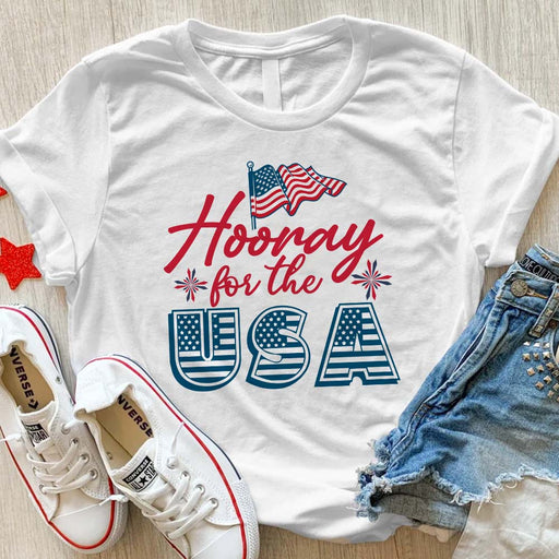 GeckoCustom Hooray For The USA American Shirt, HN590