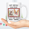 GeckoCustom Human Servant Personalized Custom Photo Dog Mug C334