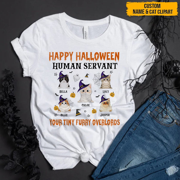 GeckoCustom Human Servant Your Tiny Furry Overlords Cat Shirt N304 HN590