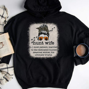 GeckoCustom Hunt Wife Definition Ultimate Trophy Wife Hunting Shirt, Gift For Hunt Wife HN590 Pullover Hoodie / Black Colour / S