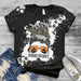 GeckoCustom Hunting Wife Bleached Unisex Tshirt, Hunting Gift HN590 Basic Tee / Black / S
