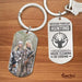 GeckoCustom Hunting With No Chance Of House Cleaning Or Cooking Hunter Metal Keychain HN590 With Gift Box (Favorite) / 1.77" x 1.06"