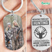 GeckoCustom Hunting With No Chance Of House Cleaning Or Cooking Hunter Metal Keychain HN590 No Gift box / 1.77" x 1.06"