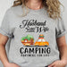 GeckoCustom Husband And Wife Camping Partners For Life Shirt Women Tee / Sport Grey Color / S