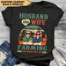 GeckoCustom Husband and Wife Farming Partners for Life Farmer Tshirt, Farmer Gift HN590 Premium Tee (Favorite) / P Black / S
