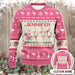 GeckoCustom I Am Dreaming Of Pink Christmas Christmas AOP Ugly Sweater T286 HN590