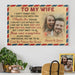 GeckoCustom I Didn't Marry You So I Could Live With You Personalized Anniversary Photo Print Canvas C589 12"x8"