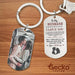 GeckoCustom I Give You Ability To See Yourself Through My Eyes Couple Metal Keychain HN590 With Gift Box (Favorite) / 1.77" x 1.06"
