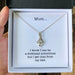 GeckoCustom I Know I Can Be A Dickhead Sometimes Personalized Funny Mother's Message Card Necklace C265 Alluring Beauty
