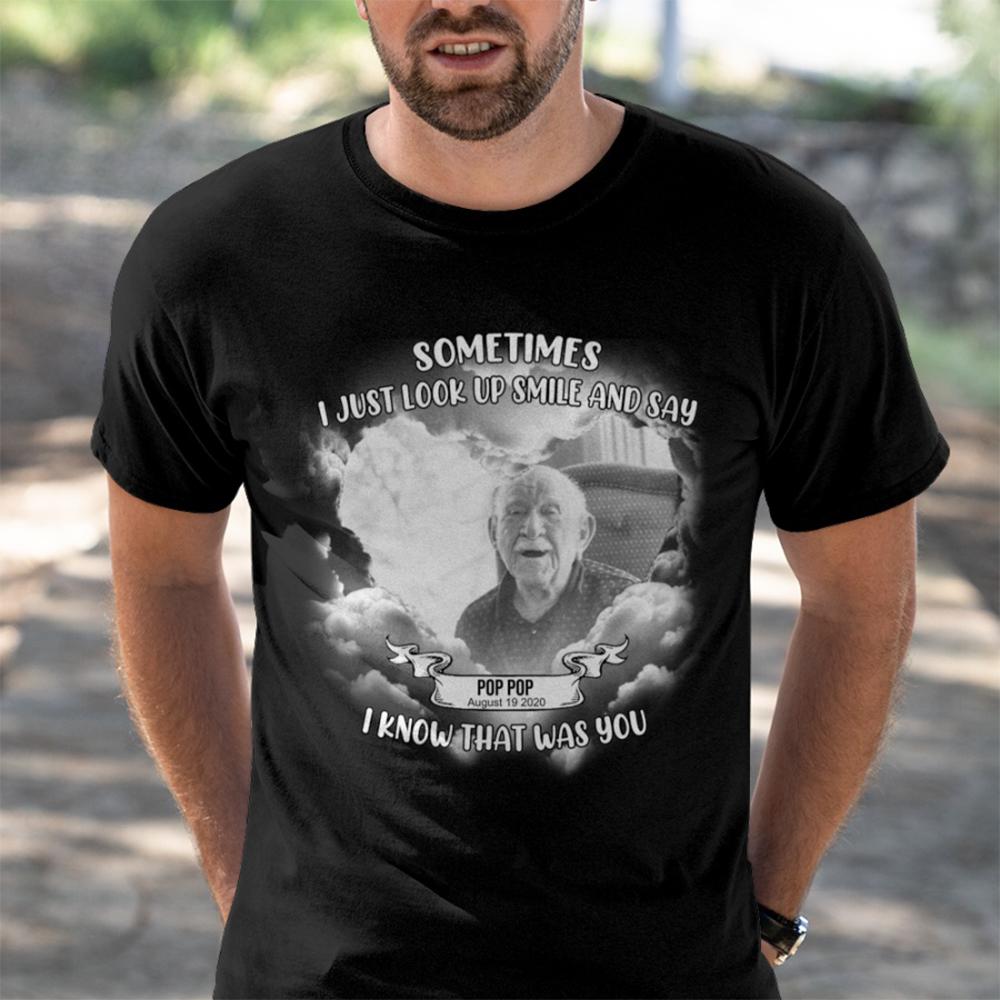 GeckoCustom I Know That Was You Memorial Family Shirt Unisex T-Shirt / Black / S