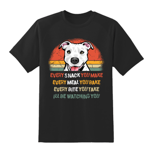 GeckoCustom I'll Be Watching You Dog Shirt K228 HN590 Basic Tee / Black / S