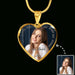 GeckoCustom I Love You Custom Heart Necklace Luxury Necklace (Gold)