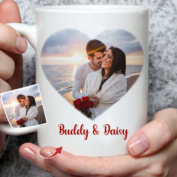 GeckoCustom I Love You For Your Personality And All Coffee Mug, Upload Photo Gift HN590
