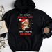 GeckoCustom I'm On The Naughty List And I Regret Nothing T-shirt/Hoodie, Christmas Gift HN590 Pullover Hoodie / Black Colour / S