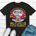 GeckoCustom Im Mostly Peace Love And Dog Shirt HN590