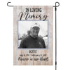 GeckoCustom In Loving Memory Forever In Our Hearts Family Garden Flag 12"x18"