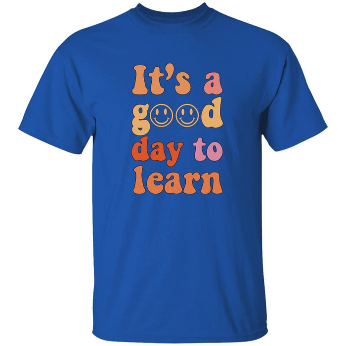 GeckoCustom Inspirational Teacher Learning Teach Love Inspire Shirt H428 2 Basic Tee / Royal / S