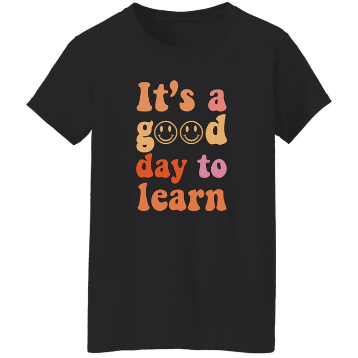 GeckoCustom Inspirational Teacher Learning Teach Love Inspire Shirt H428 2 Women T-shirt / Black / S