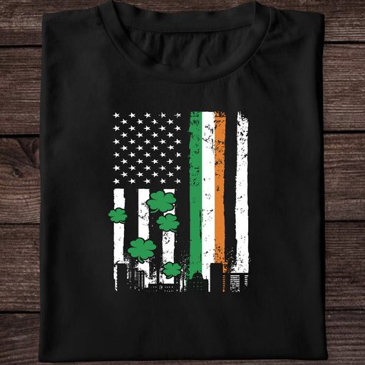 GeckoCustom Irish American Flag Custom Shirt