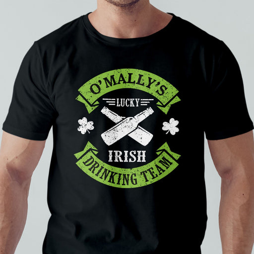 GeckoCustom Irish Drinking Team Custom Shirt C194 Premium Tee (Favorite) / P Black / S