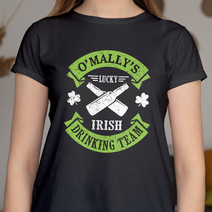 GeckoCustom Irish Drinking Team Custom Shirt C194 Women Tee / Black Color / S