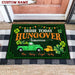 GeckoCustom Irish Today, Hungover Tomorrow St.Patrick's Day Doormat HN590