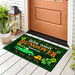 GeckoCustom Irish Today, Hungover Tomorrow St.Patrick's Day Doormat HN590