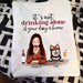 GeckoCustom It's Not Drinking Alone if Your Dog is Home Dog T-shirt, Dog Lover Gift, Custom Dog Breed HN590 Premium Tee / White / S
