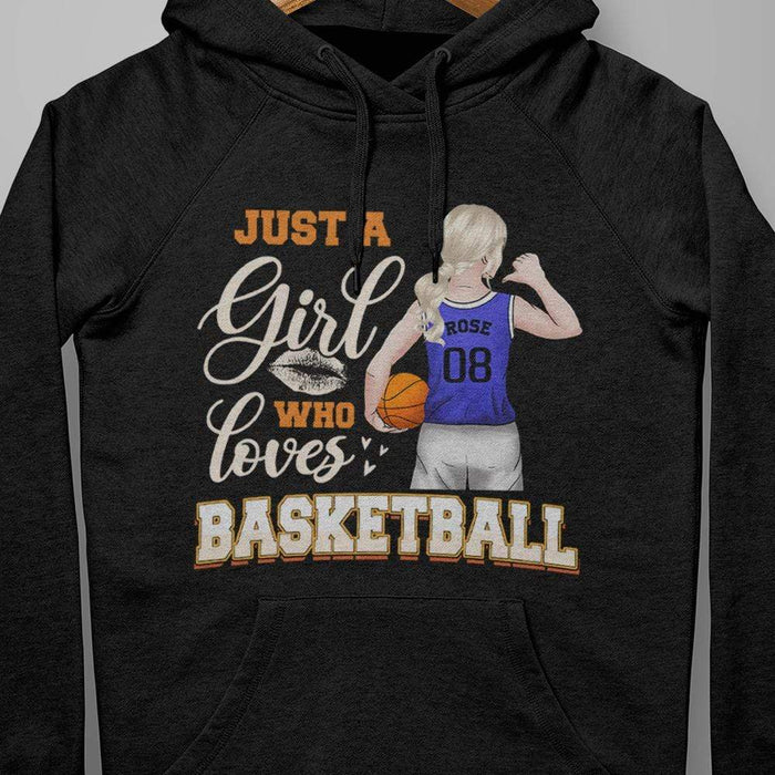 GeckoCustom Just A Girl Who Loves Basketball, Basketball Girl Shirt