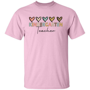 GeckoCustom Kindergarten Teacher Shirt H429 Basic Tee / Light Pink / S